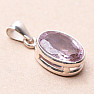 Amethyst Rose de France pendant silver Ag 925 93022