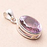 Amethyst Rose de France pendant silver Ag 925 93025