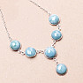 Larimar necklace silver Ag 925 94281