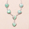 Variscite necklace silver Ag 925 94291