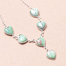 Variscite necklace silver Ag 925 94291