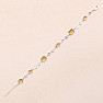 Lemon topaz bracelet silver Ag 925 94312