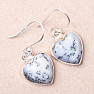 Opal dendritic earrings silver Ag 925 94600