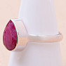 Indian ruby - modified ring silver Ag 925 R953