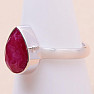 Indian ruby - modified ring silver Ag 925 R964