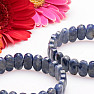 Sodalite polished plate bracelet with extra ovals