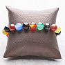 Cheerful bracelet made of multi-colored agate beads