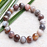 Botswana agate bracelet beaded luxury AA quality