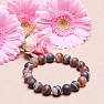 Botswana agate satin bracelet beaded luxury AA quality