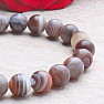 Agate Botswana satin beaded bracelet luxury AA quality