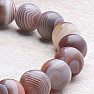 Agate Botswana satin beaded bracelet luxury AA quality