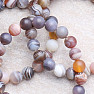 Agate Botswana satin beaded bracelet luxury AA quality