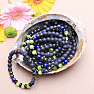 Black agate with hematite and lapis lazuli men&#39;s bracelet RB Design 95