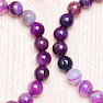 Agate striped purple bracelet