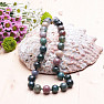 Agate Indian necklace of large beads