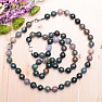 Agate Indian necklace of large beads