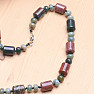 Agate Indian necklace made of rollers and rondels