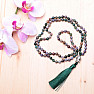 Agate Indian tassel necklace