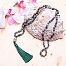 Agate Indian tassel necklace