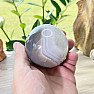 Agate gray polished ball Madagascar 1