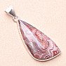 Agate lacy Laguna Lace pendant silver Ag 925 LOT21