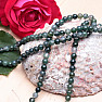 Japa Mala necklace made of moss agate beads