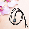 Agate moss pendant ball nylon string adjustable length