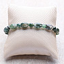 Agate moss bracelet made of several types of beads