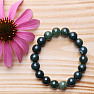 Agate moss beaded bracelet