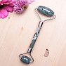 Agate moss massage roller silver color