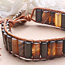 Agate Botswana unique wrap bracelet