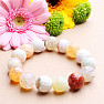 Agate fiery cut bracelet RB Design 85