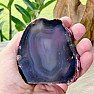 Agate pink polished half Brazil 3