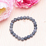 Agate cracked black bracelet