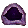 Agate purple candlestick slice