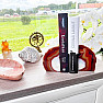 Red agate bookends