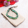 Agate green fashion bracelet single row wrap