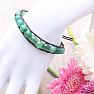 Agate green fashion bracelet single row wrap