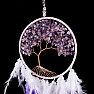 Dream Catcher Tree of Life with Amethyst