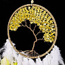 Dream catcher Tree of life with citrine