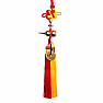 Feng Shui protective curtain Knot with gourd and coins variant A