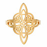 Ring for a witch Witch's knot gold color