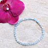 Aquamarine bracelet extra AA quality cut beads