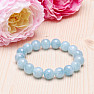 Aquamarine bracelet AA quality from large beads 12 mm