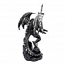 A statuette with a letter knife Black Dragon