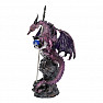 Statuette with letter knife Purple Dragon