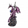 Statuette with letter knife Purple Dragon