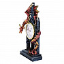 Time Guardian Dragon Statuette and Clock