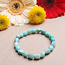 Amazonite bracelet from oval nuggets A quality