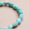 Amazonite bracelet from oval nuggets A quality